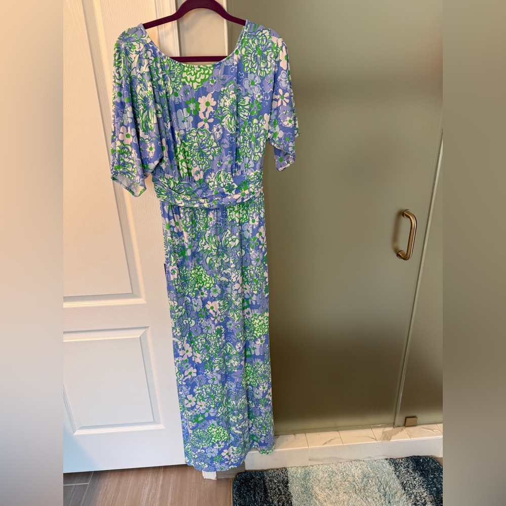 *last chance Parigi boat neck maxi dress - Picture 4 of 6
